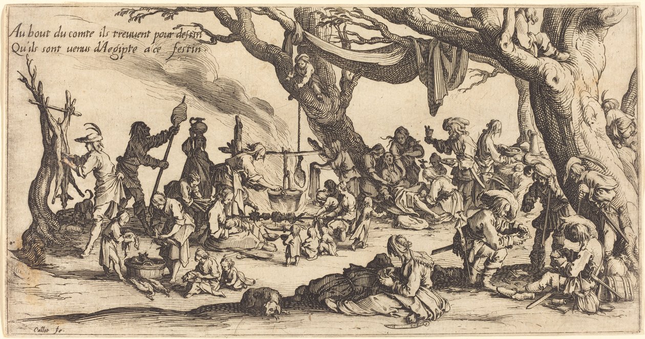 Böömiläisten juhla tekijältä Jacques Callot