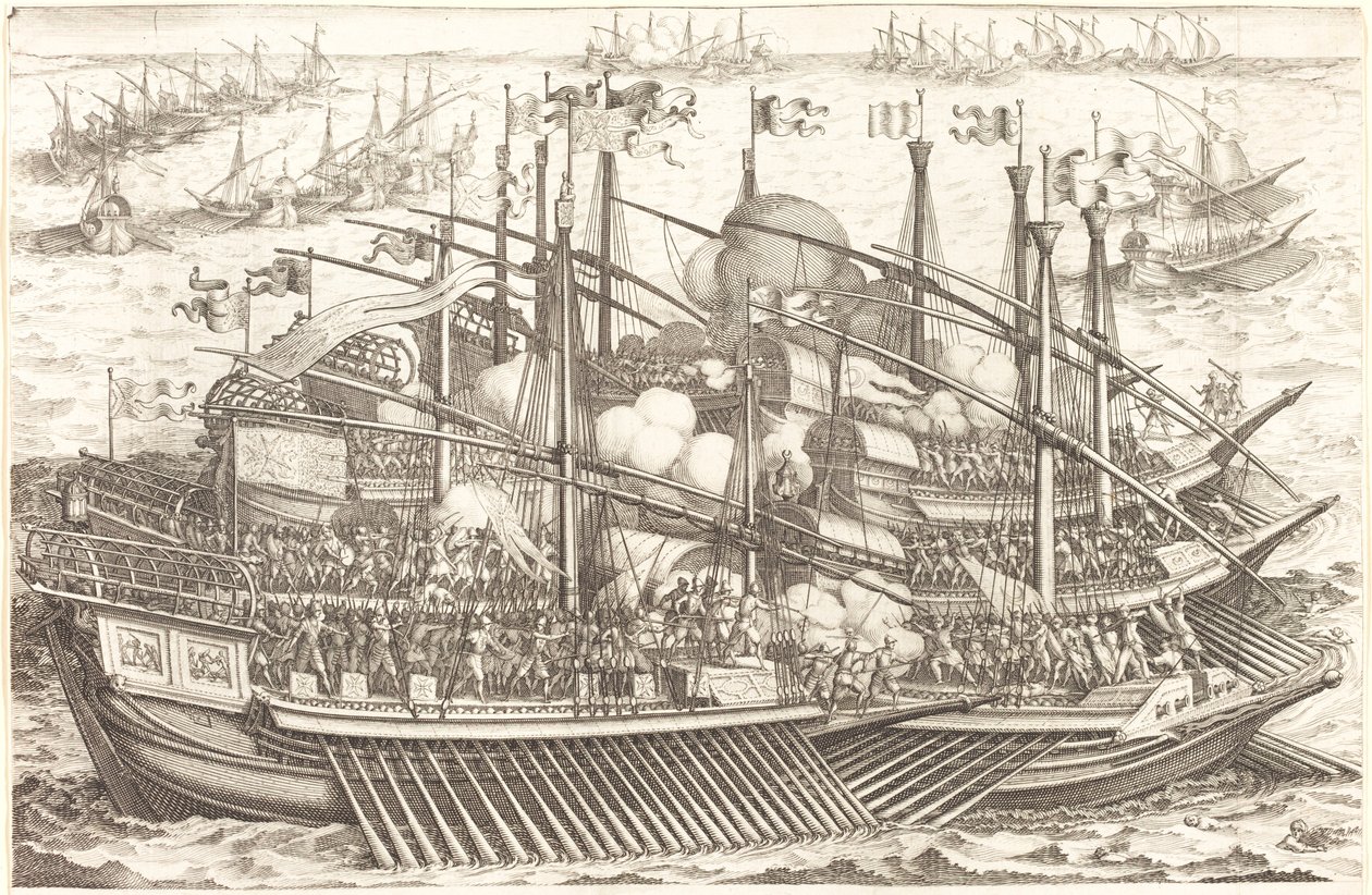 Ensimmäinen meritaistelu tekijältä Jacques Callot