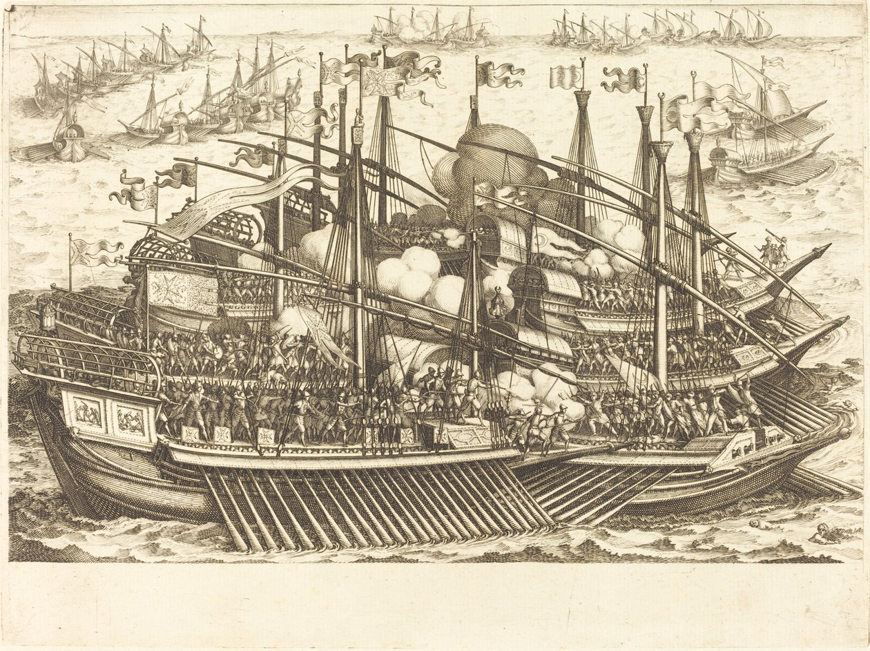 Ensimmäinen meritaistelu tekijältä Jacques Callot