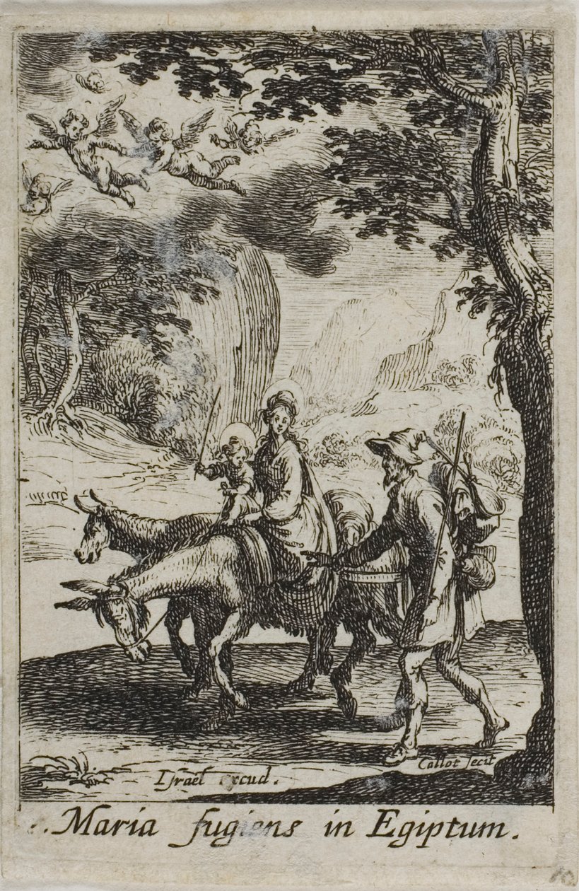Pako Egyptiin, Neitsyt Marian elämästä. tekijältä Jacques Callot