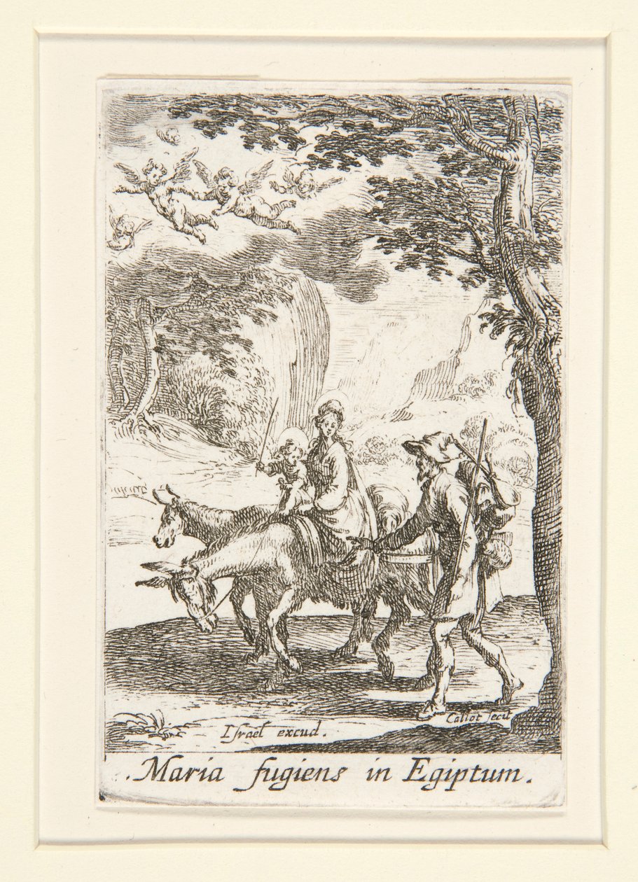 Lento Egyptiin, ei. 9 Neitsyen elämästä tekijältä Jacques Callot