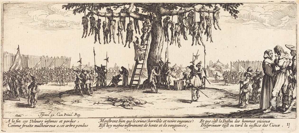 Hirttäminen tekijältä Jacques Callot