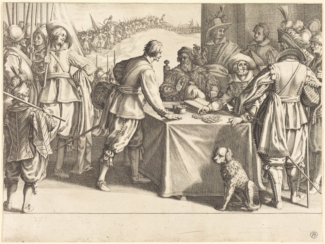 Joukkojen värväys tekijältä Jacques Callot