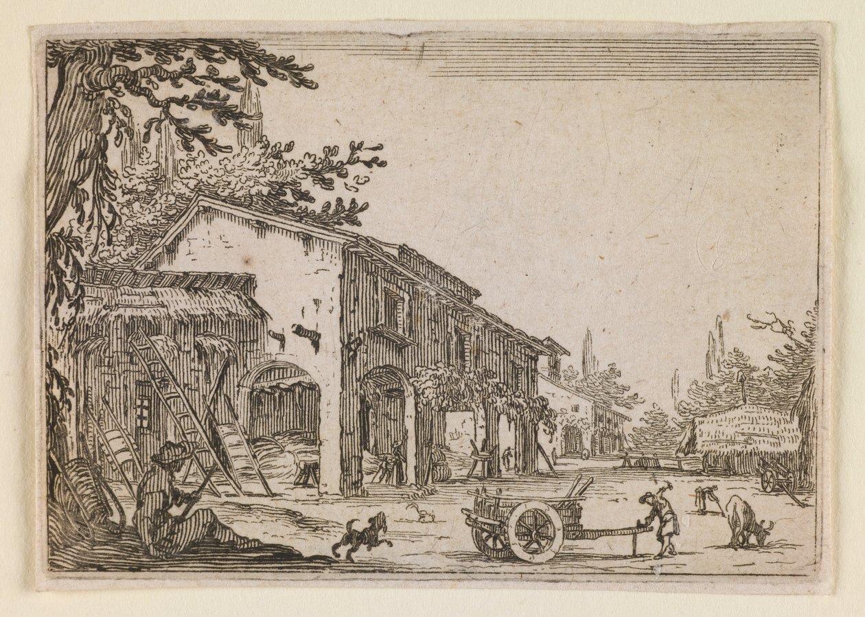 Maatila, teoksesta "Oikut" (Nancyn painos) tekijältä Jacques Callot