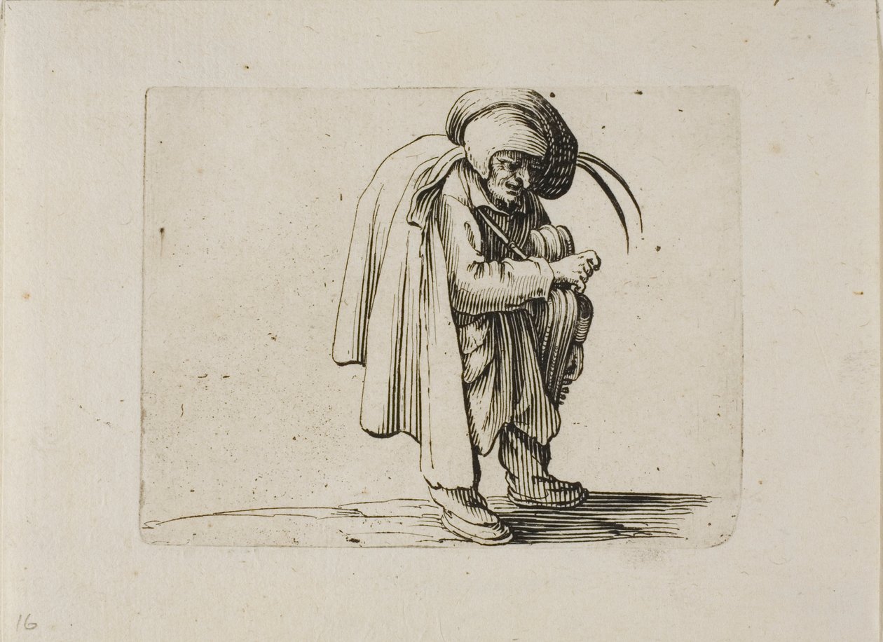 The Hurdy-Gurdy Player, Varie Figure Gobbi tekijältä Jacques Callot