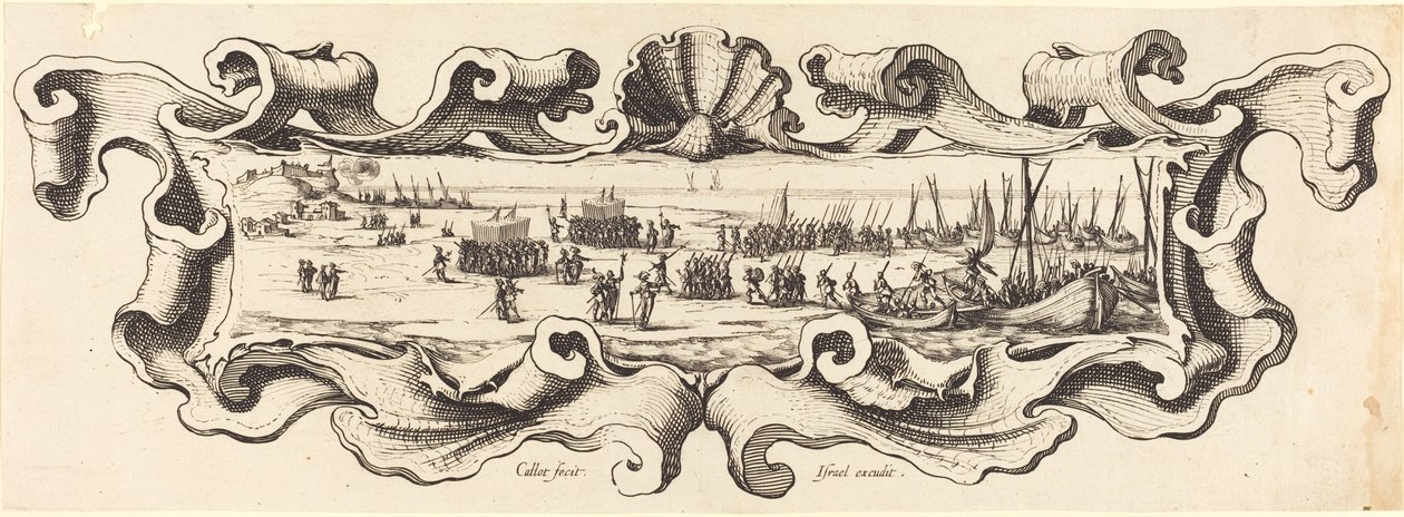 Joukkojen laskeutuminen tekijältä Jacques Callot