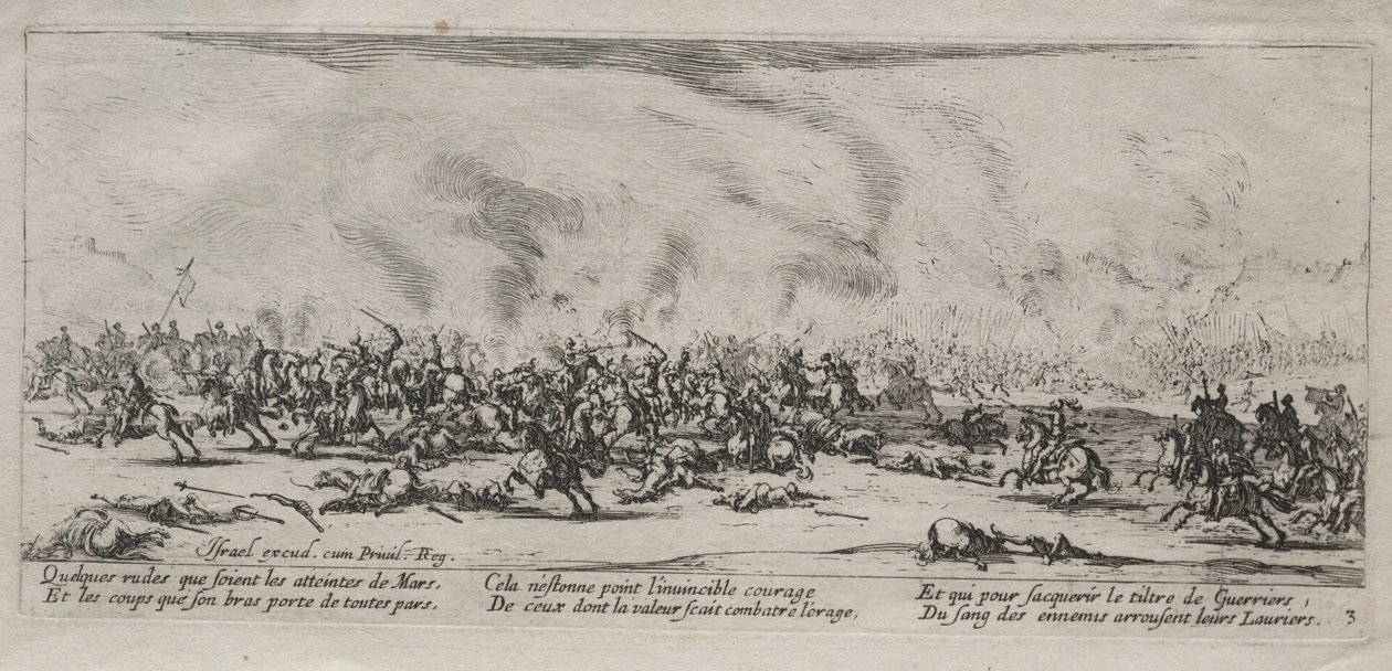 Sodan suuret kurjuudet: Taistelu, 1633. tekijältä Jacques Callot