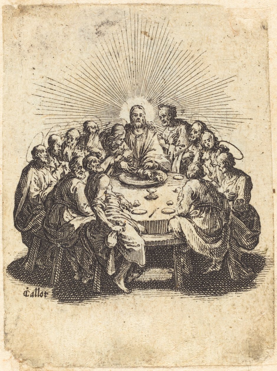 Viimeinen ehtoollinen tekijältä Jacques Callot