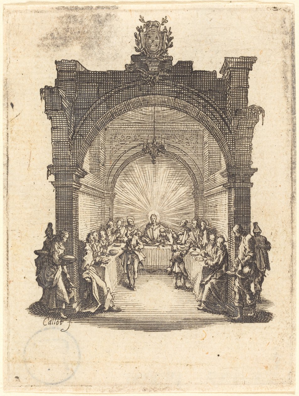 Viimeinen ehtoollinen tekijältä Jacques Callot