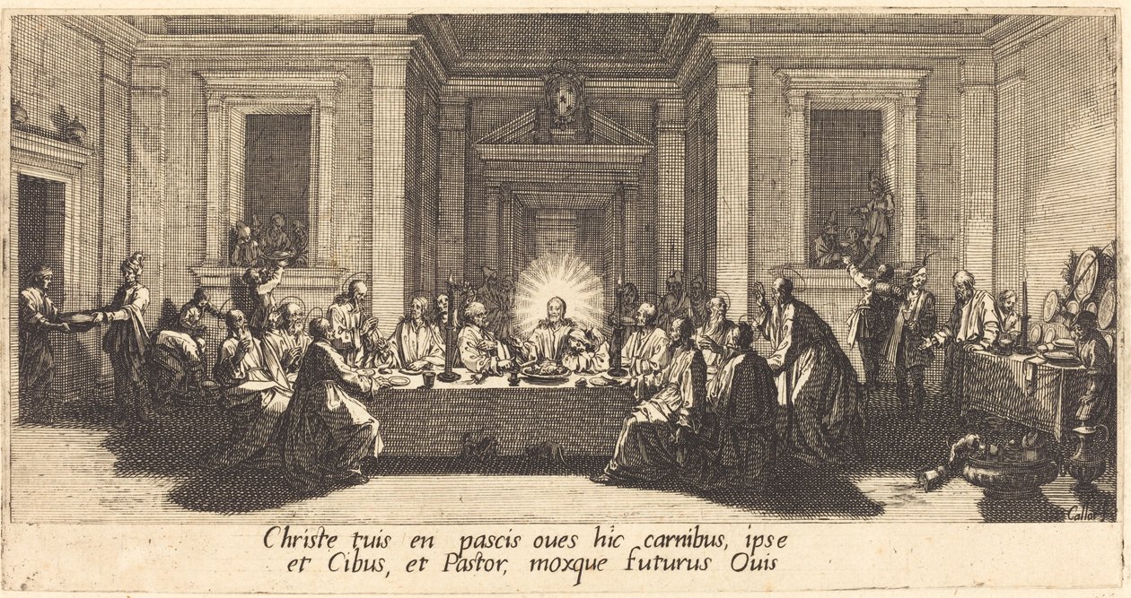Viimeinen ehtoollinen tekijältä Jacques Callot