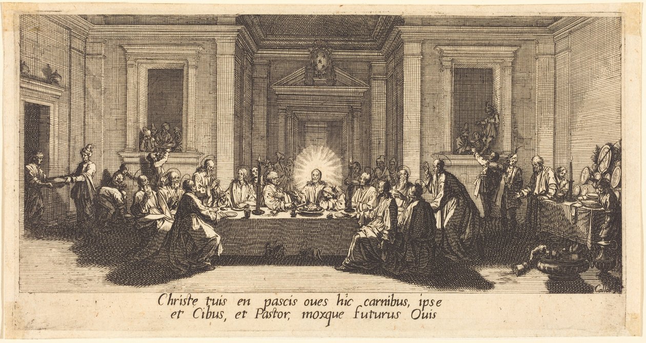 Viimeinen ehtoollinen tekijältä Jacques Callot