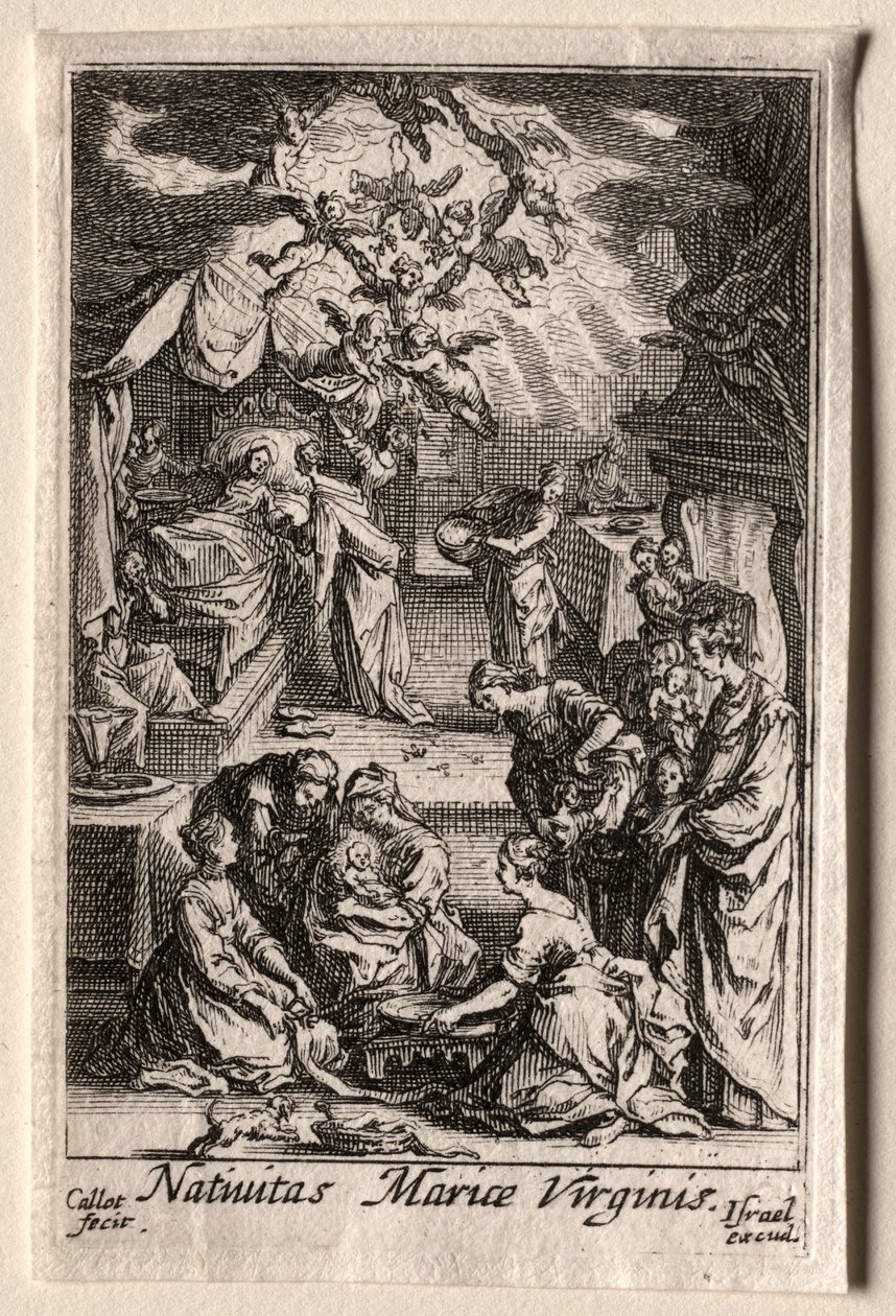 Neitsyen elämä: Neitsyen syntymä. tekijältä Jacques Callot