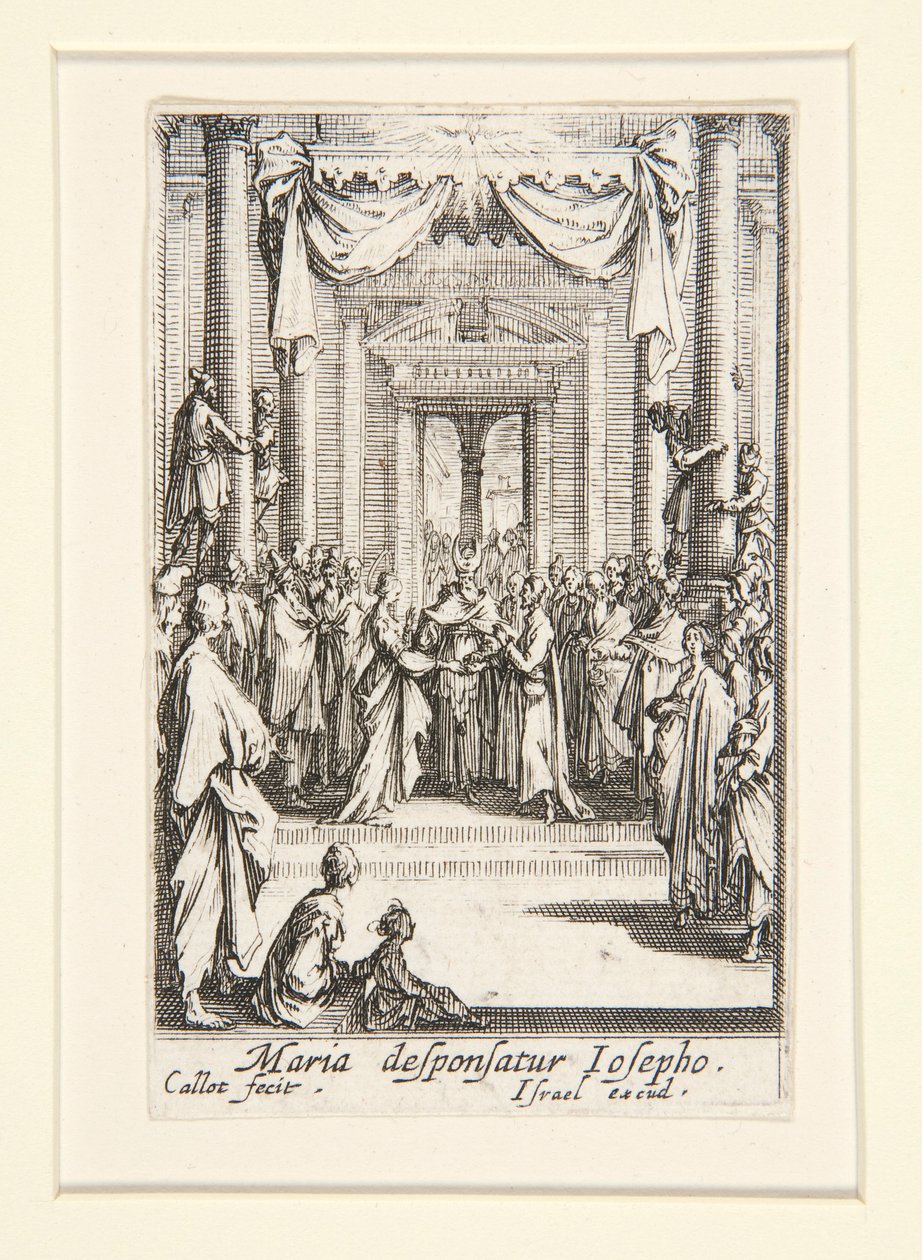 Neitsyen häät, nro. 4 Neitsyen elämästä tekijältä Jacques Callot