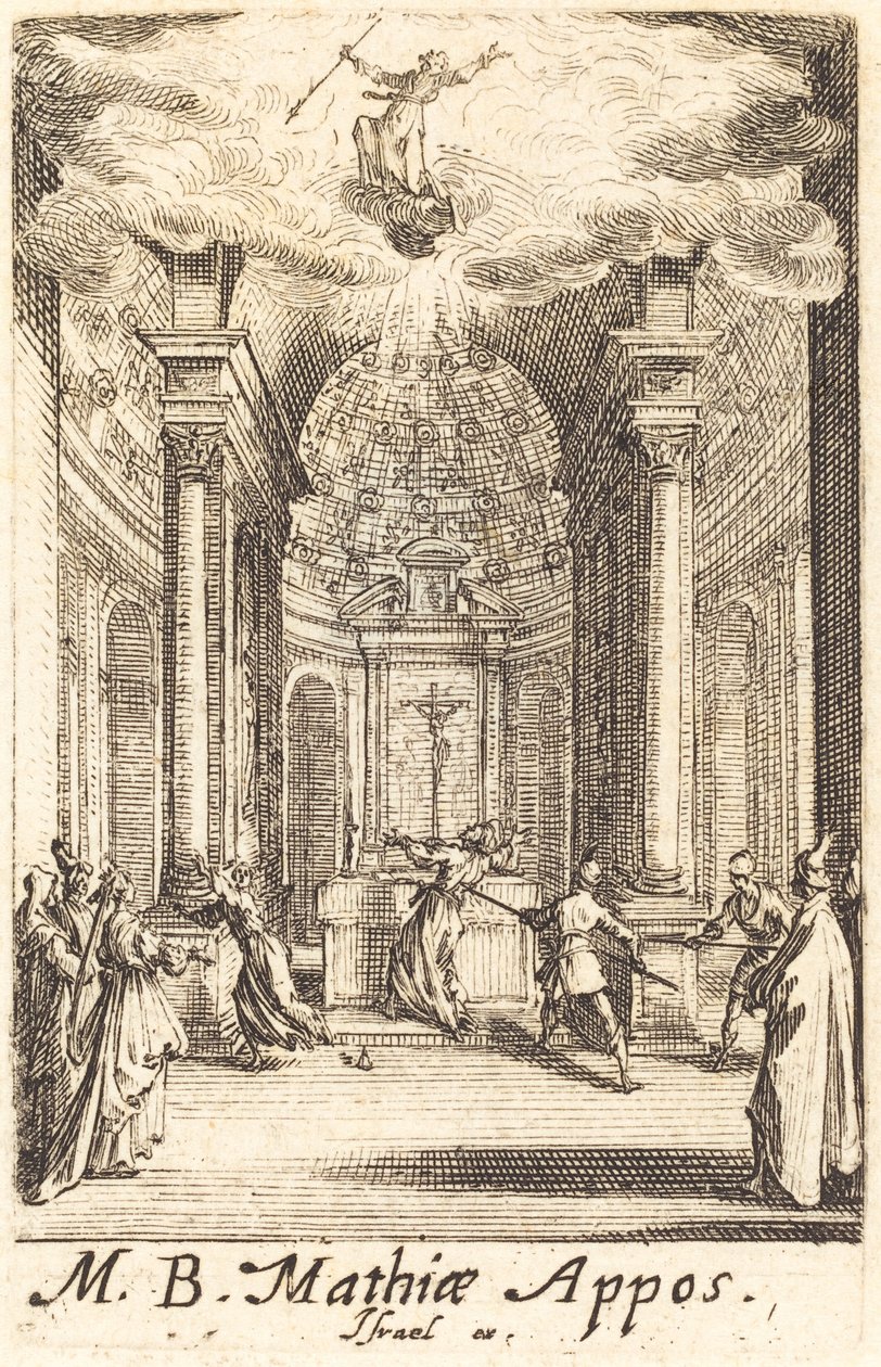 Pyhän Mattiaan marttyyrikuolema tekijältä Jacques Callot