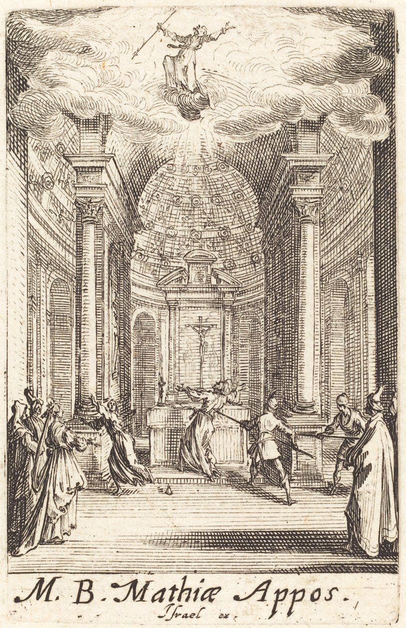 Pyhän Mattiaan marttyyrikuolema tekijältä Jacques Callot