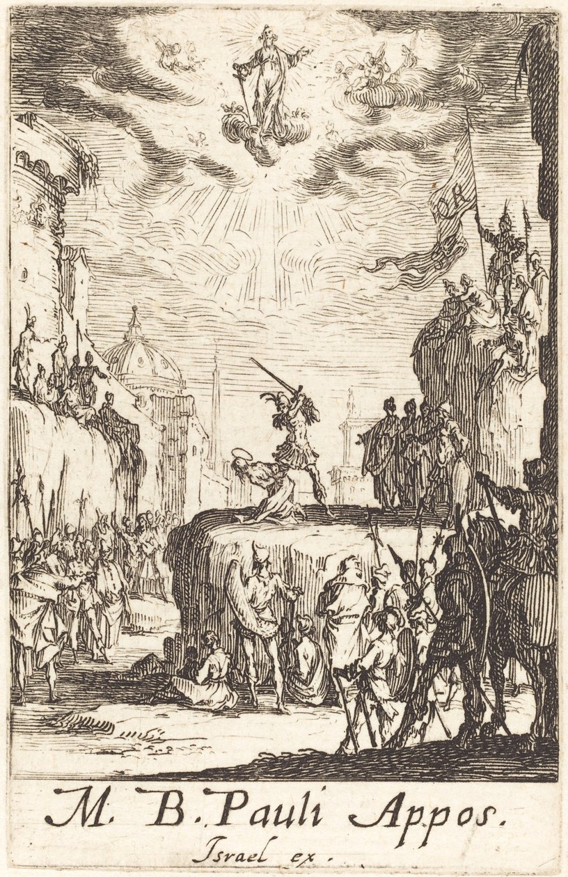 Pyhän Paavalin marttyyrikuolema tekijältä Jacques Callot
