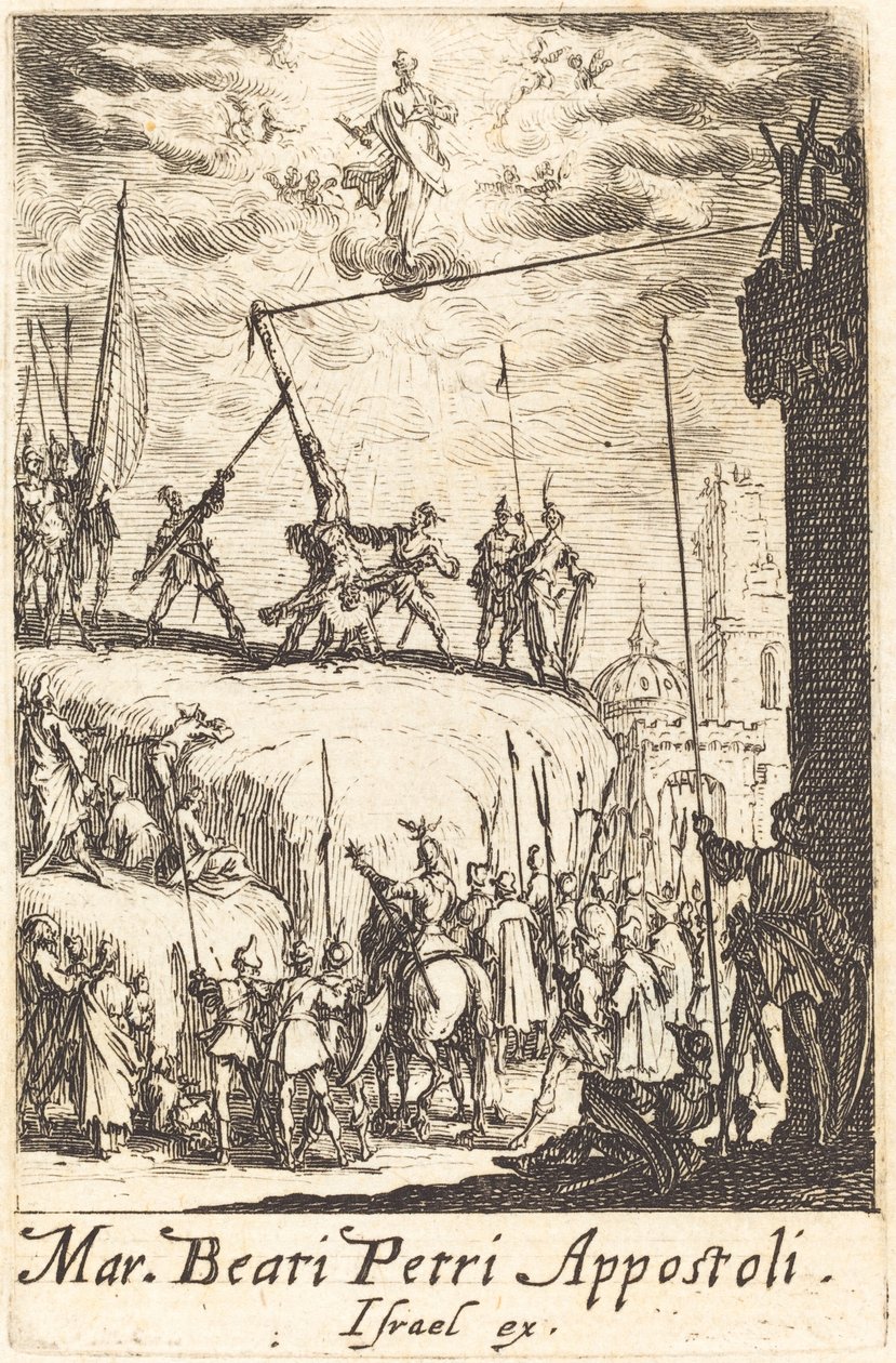 Pyhän Pietarin marttyyrikuolema tekijältä Jacques Callot