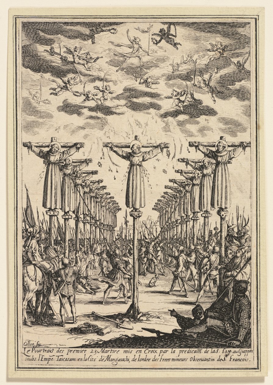 Japanin marttyyrit tekijältä Jacques Callot