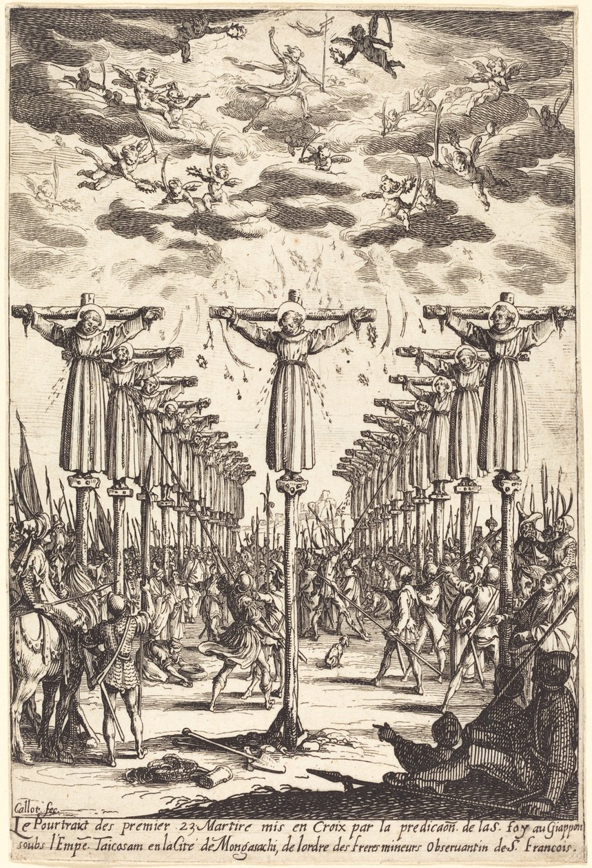 Japanin marttyyrit tekijältä Jacques Callot