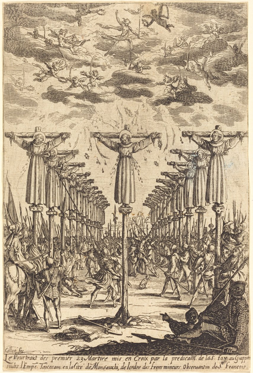 Japanin marttyyrit tekijältä Jacques Callot