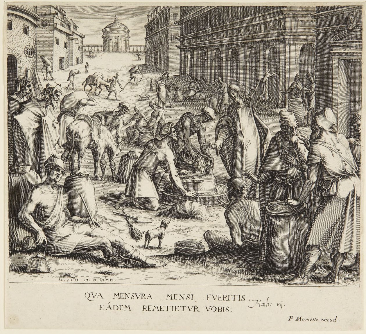 Viljan mittaajat tekijältä Jacques Callot