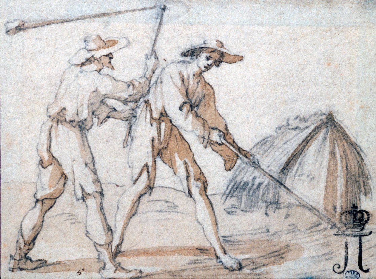 The Mouths Labour, c1592-1635 tekijältä Jacques Callot