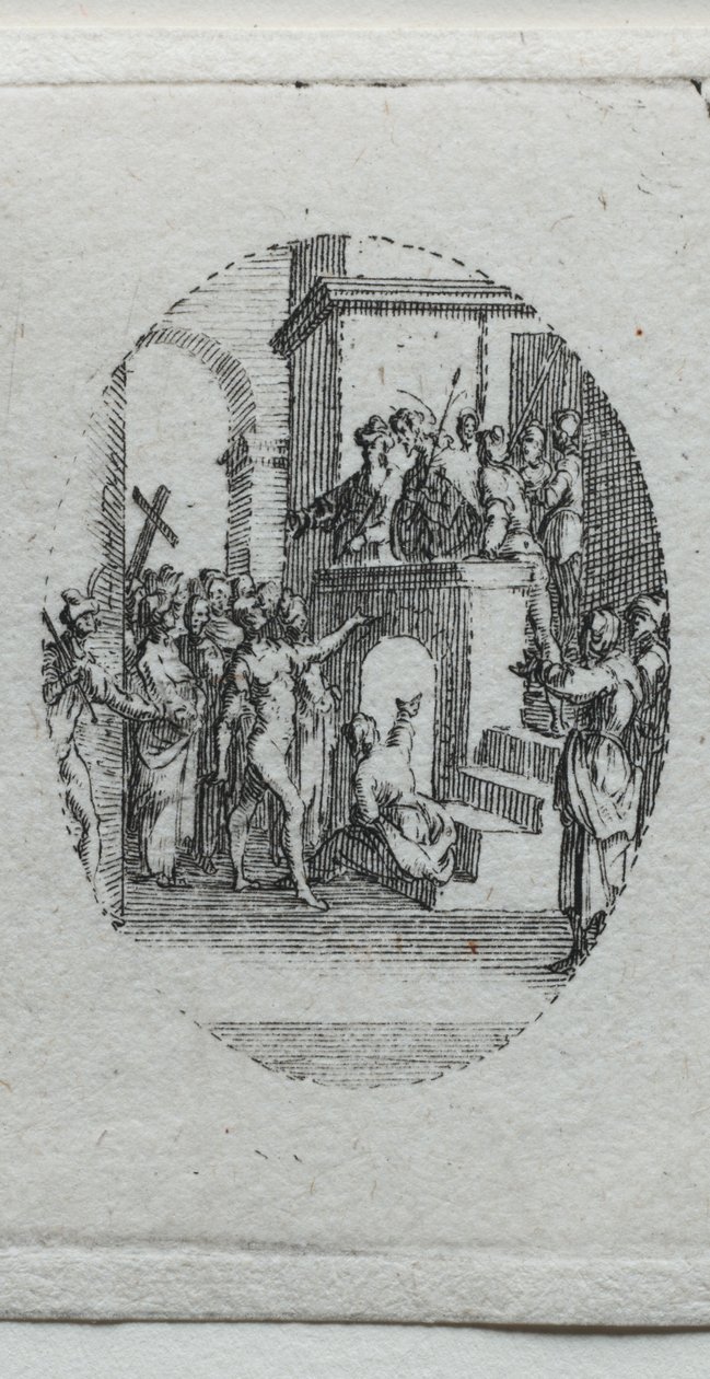 Passion mysteerit: Kristus esiteltiin ihmisille. tekijältä Jacques Callot