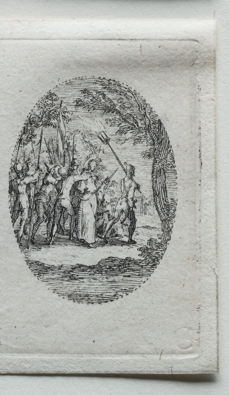 Passion mysteerit: Kristus vangittiin. tekijältä Jacques Callot