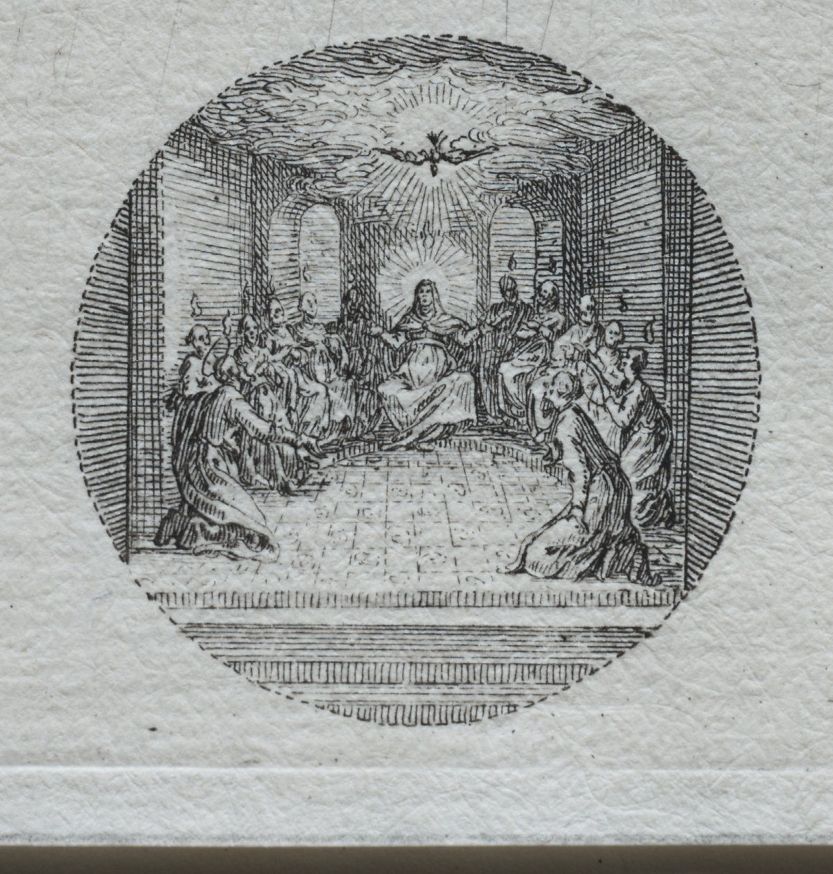 Passion mysteerit: Pyhän Hengen laskeutuminen. tekijältä Jacques Callot