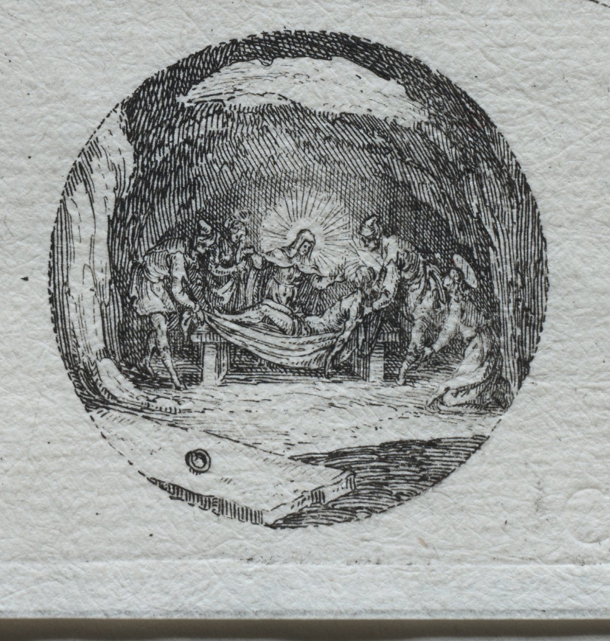Passion mysteerit: Hautaus. tekijältä Jacques Callot