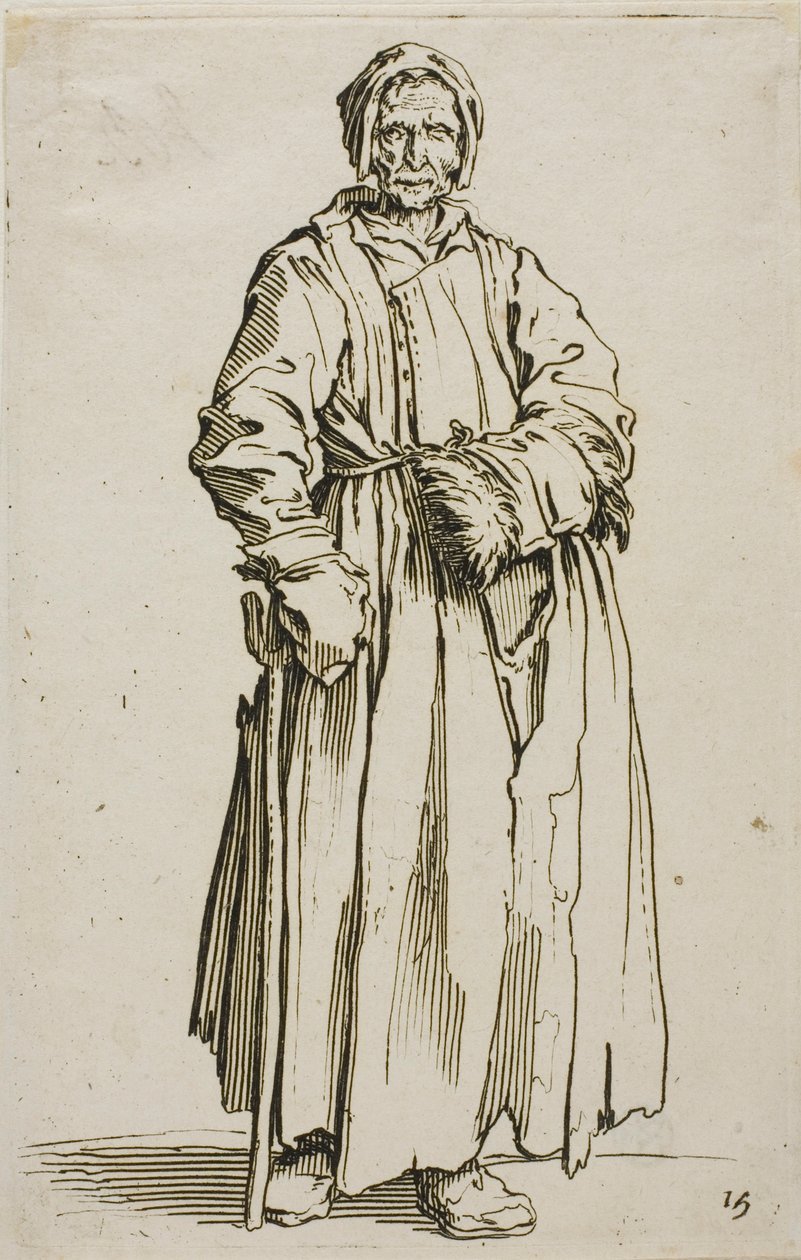 Yksisilmäinen nainen, levy viisitoista The Beggarsilta tekijältä Jacques Callot