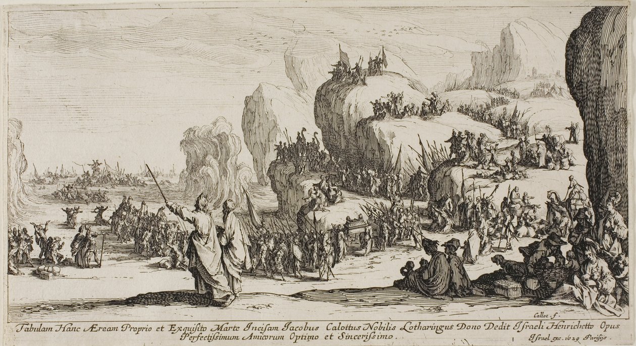 Punaisenmeren kulku tekijältä Jacques Callot