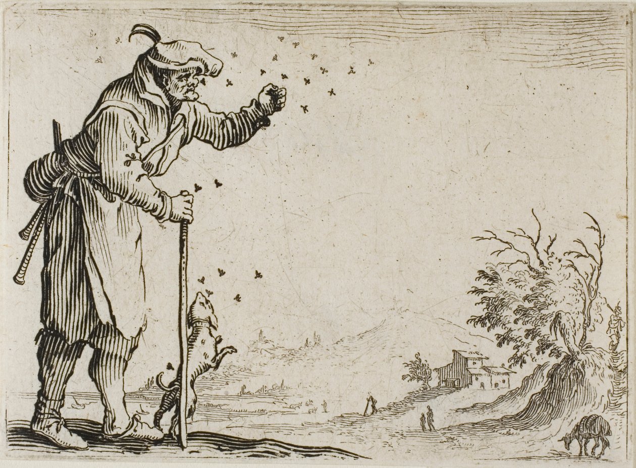 Mehiläisten hyökkäysten talonpoika, The Capricesista tekijältä Jacques Callot