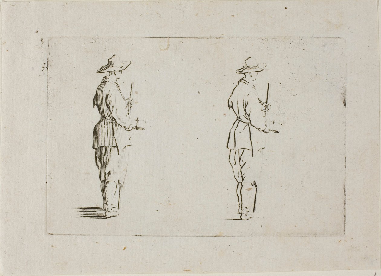 The Caprices -talonpoika pitelee pikaria tekijältä Jacques Callot