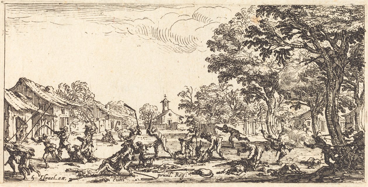 Talonpoikien kosto tekijältä Jacques Callot