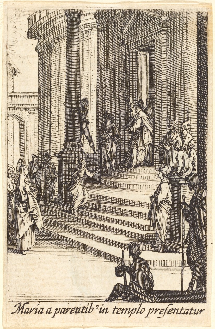 Neitsyen esitys tekijältä Jacques Callot