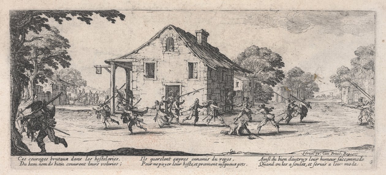 The Raid (La Maraude), elokuvasta "The Miseries of War" tekijältä Jacques Callot