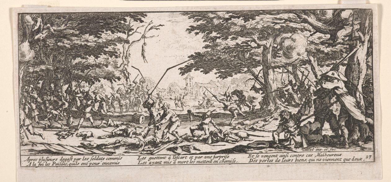 Talonpoikien kosto tekijältä Jacques Callot