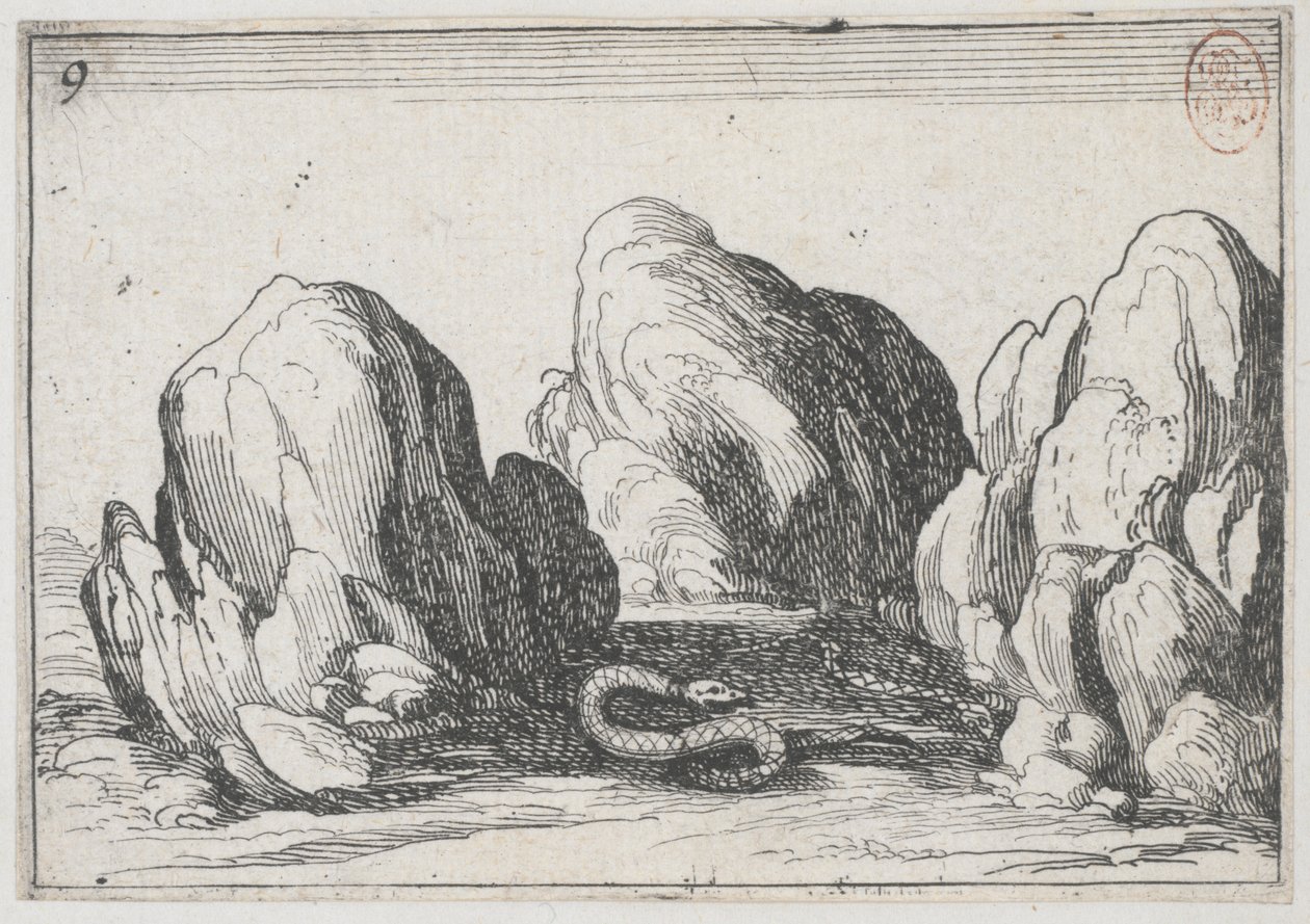 Käärme - ei. 9 sarjasta tekijältä Jacques Callot