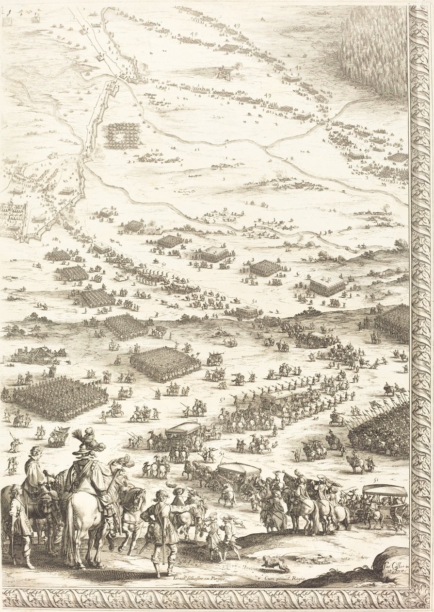 Bredan piiritys [levy 6/6] tekijältä Jacques Callot