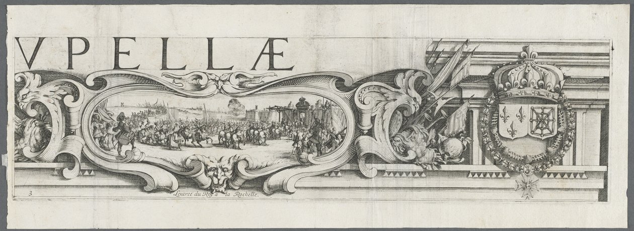 La Rochellen piiritys: Kuva 3 tekijältä Jacques Callot
