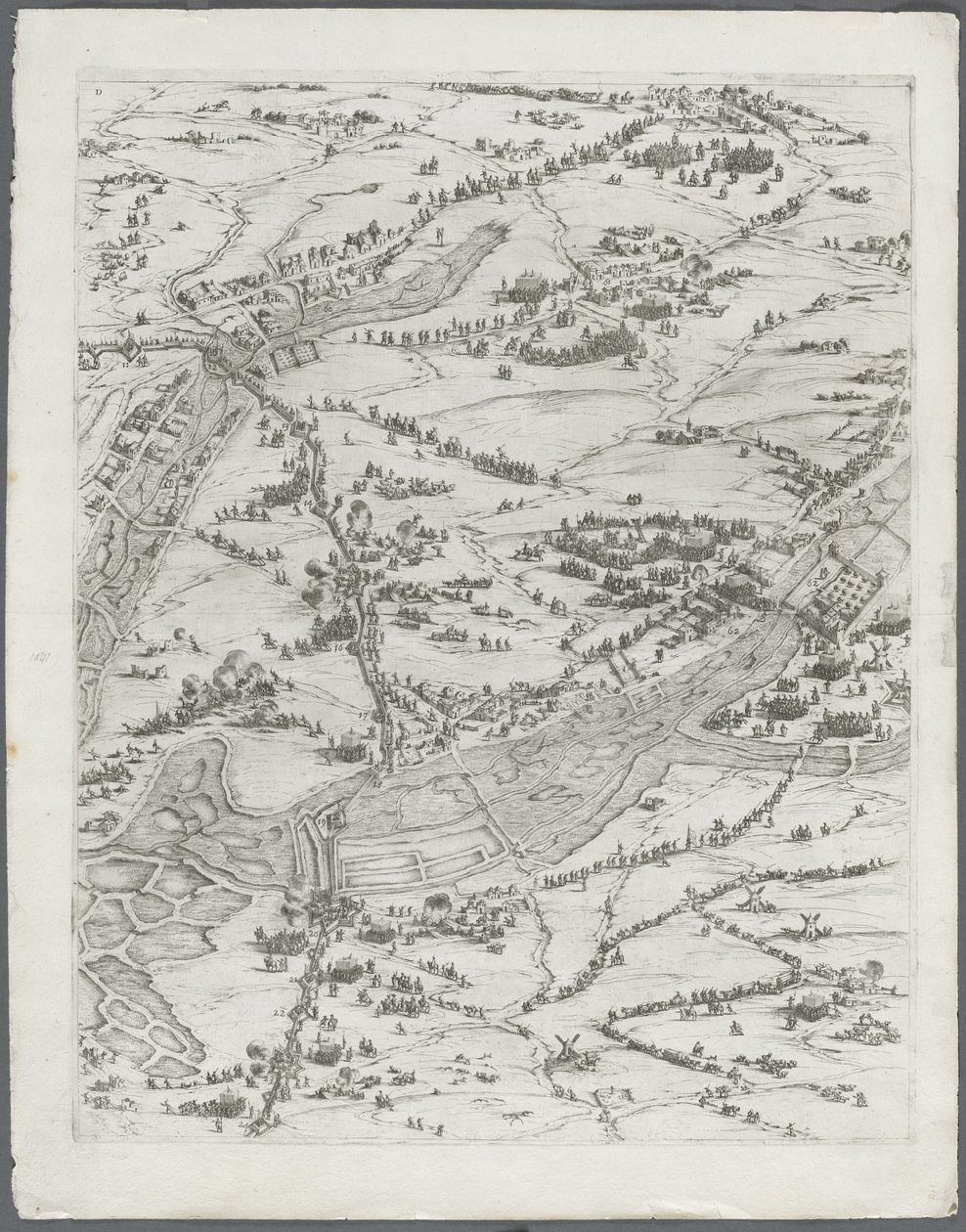 La Rochellen piiritys: Kuva 7 tekijältä Jacques Callot