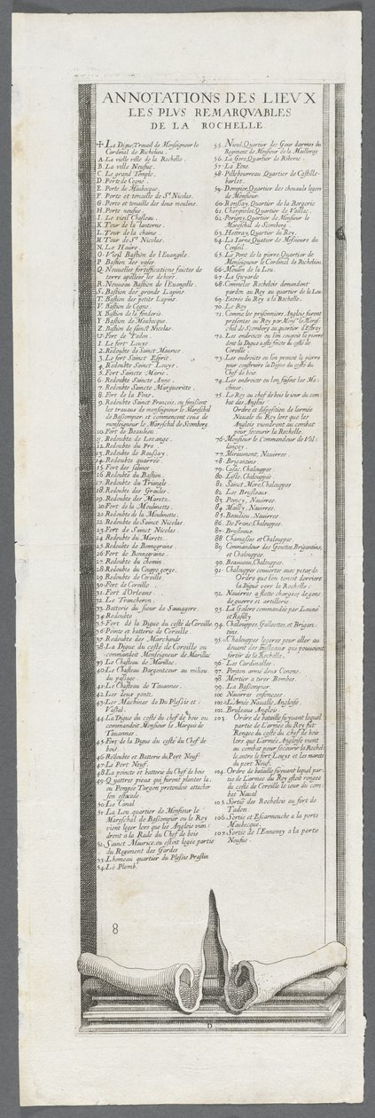 La Rochellen piiritys: Kuva 9 tekijältä Jacques Callot