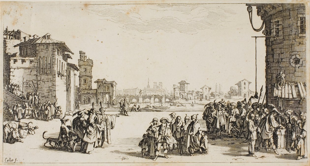 Orjamarkkinat tekijältä Jacques Callot