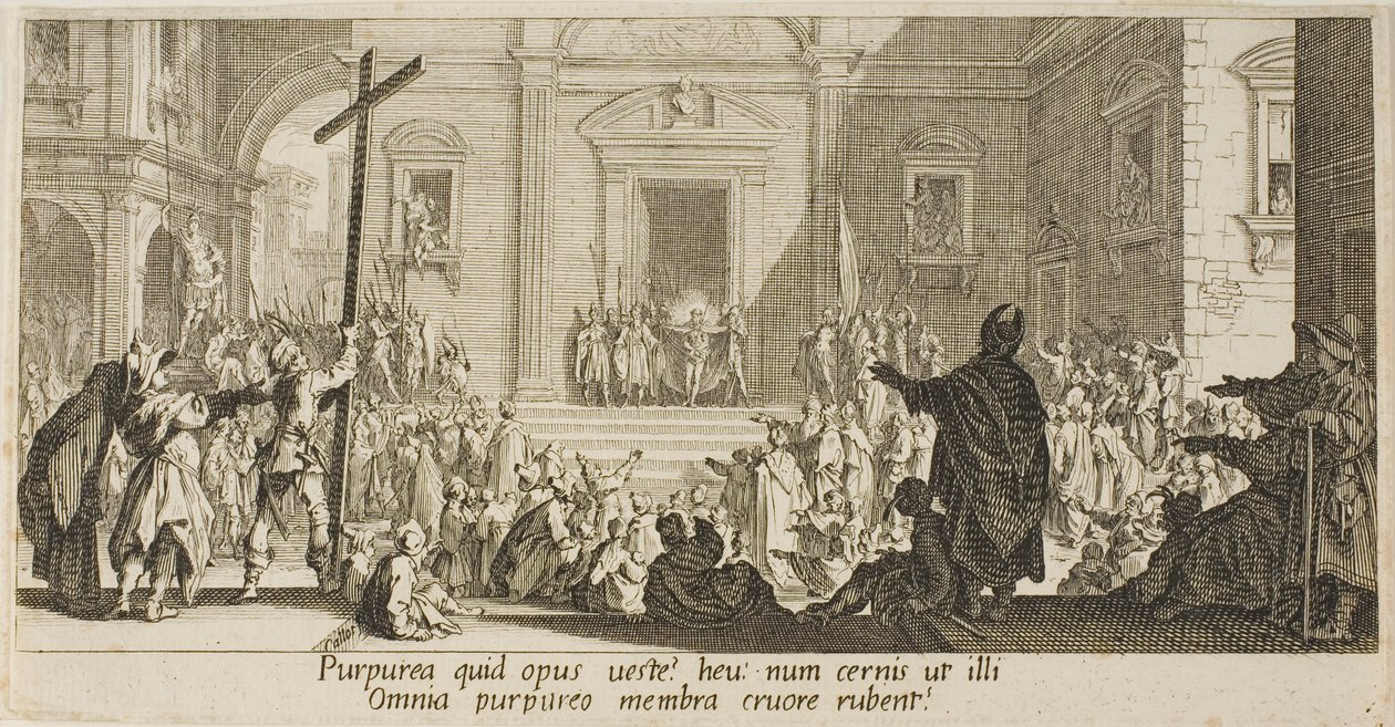 Pieni satama, Firenzessä suunnitelluista erilaisista kohtauksista tekijältä Jacques Callot