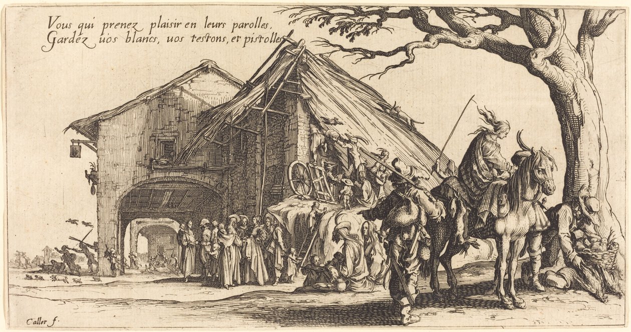 Pysähdyspaikka tekijältä Jacques Callot