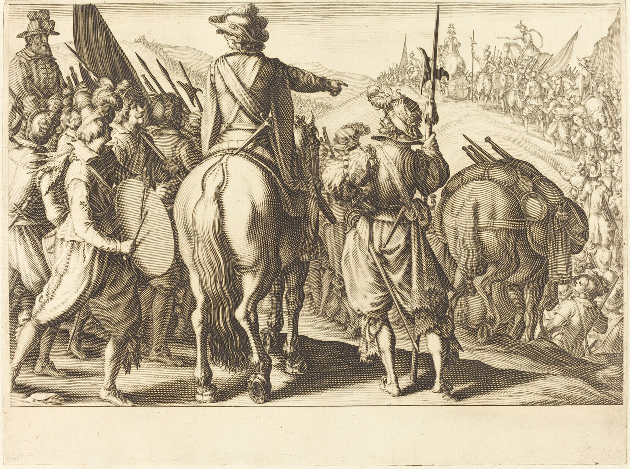Joukot maaliskuussa tekijältä Jacques Callot