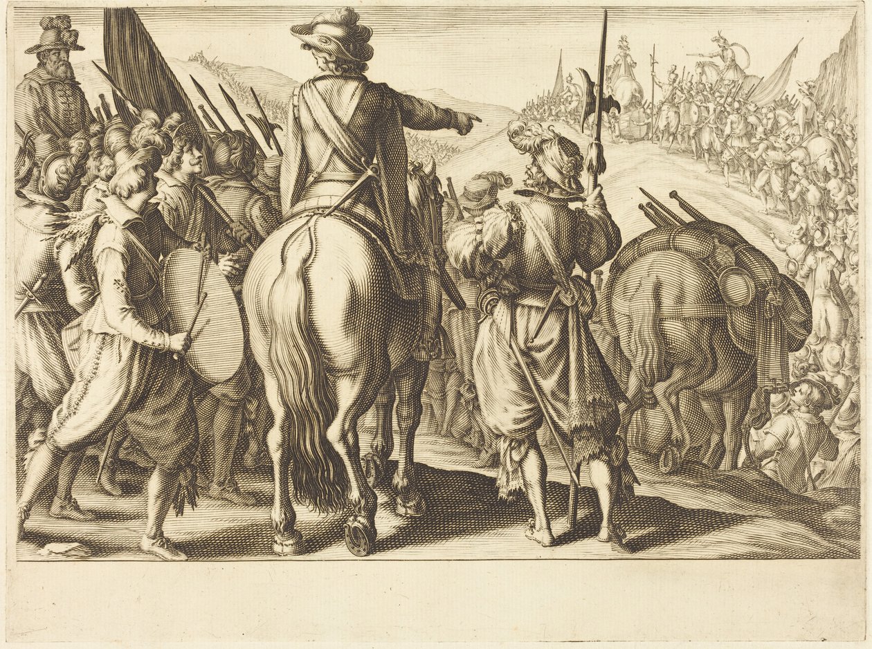 Joukot marssilla tekijältä Jacques Callot
