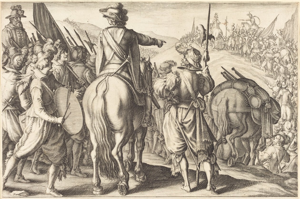 Joukot marssilla tekijältä Jacques Callot