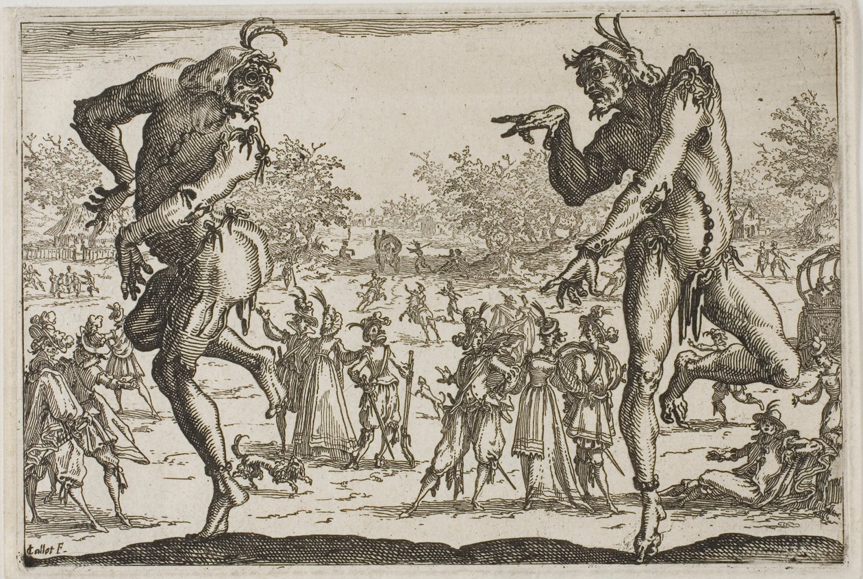 Kaksi Pantaloonia tekijältä Jacques Callot
